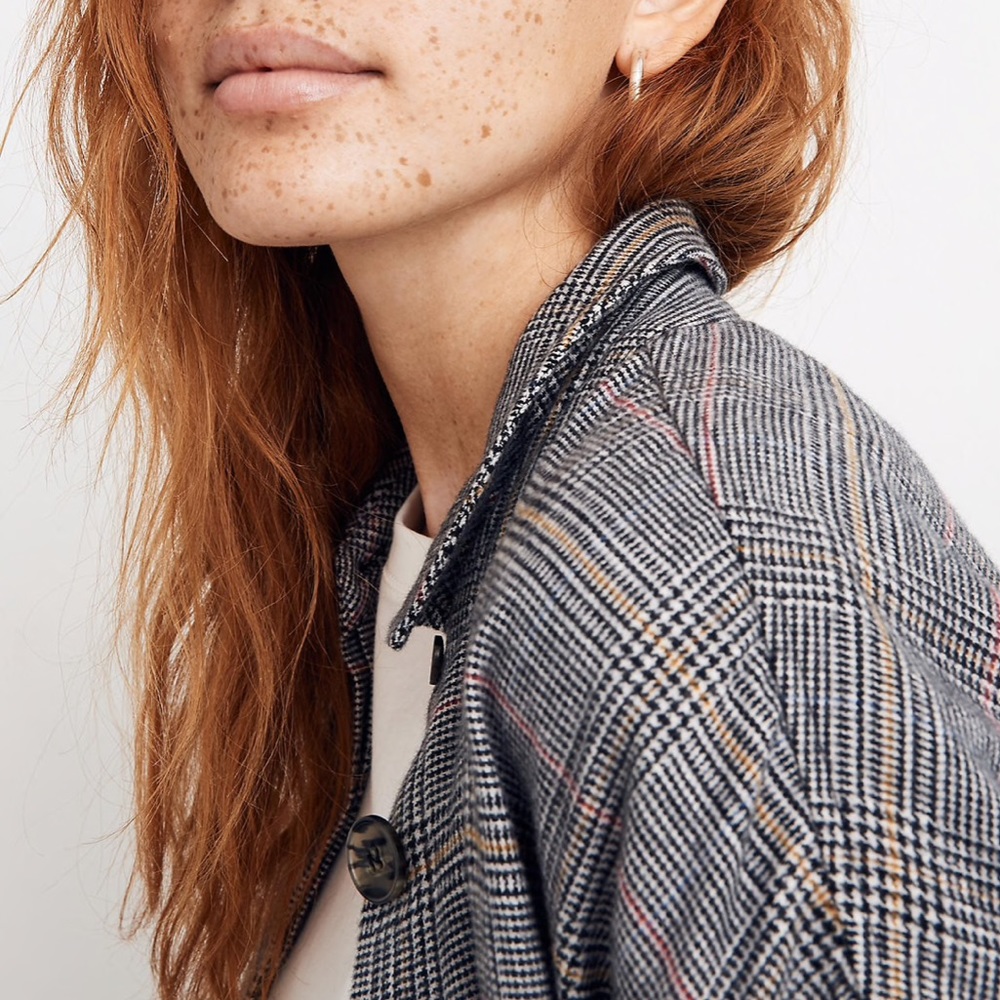 Madewell Flannel Bromley Shirt in Ronan Plaid